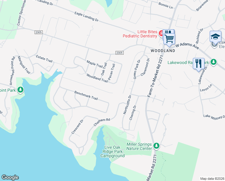 map of restaurants, bars, coffee shops, grocery stores, and more near 840 Ridgeoak Drive in Belton