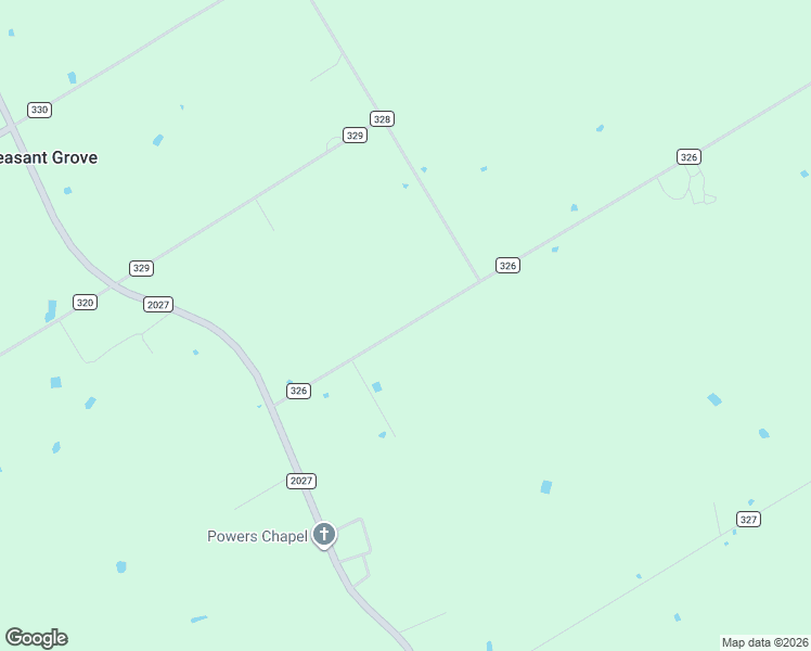 map of restaurants, bars, coffee shops, grocery stores, and more near 172 County Road 326 in Rosebud