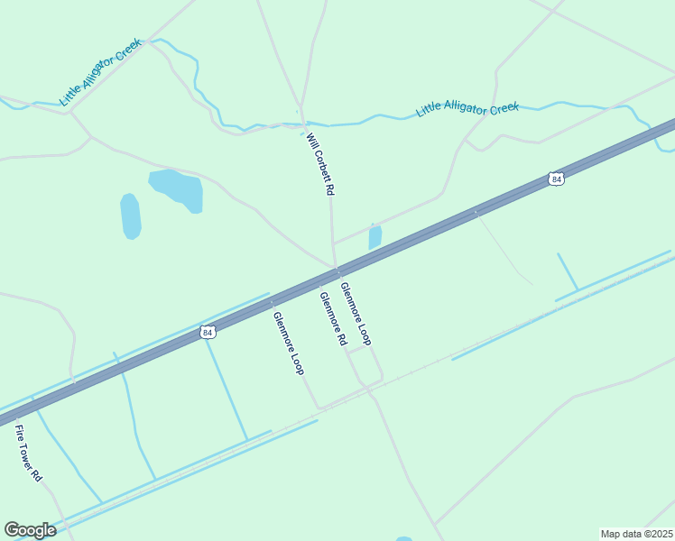 map of restaurants, bars, coffee shops, grocery stores, and more near Valdosta Highway in Waycross