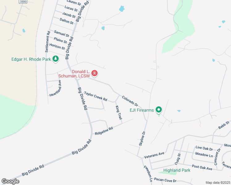 map of restaurants, bars, coffee shops, grocery stores, and more near 3114 Colorado Drive in Copperas Cove