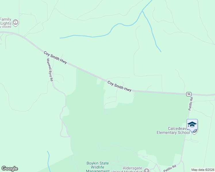 map of restaurants, bars, coffee shops, grocery stores, and more near 3427 Coy Smith Highway in Mount Vernon