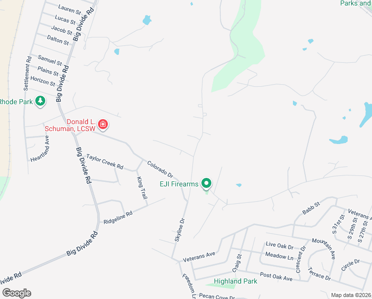 map of restaurants, bars, coffee shops, grocery stores, and more near 3006 Sundown Lane in Copperas Cove