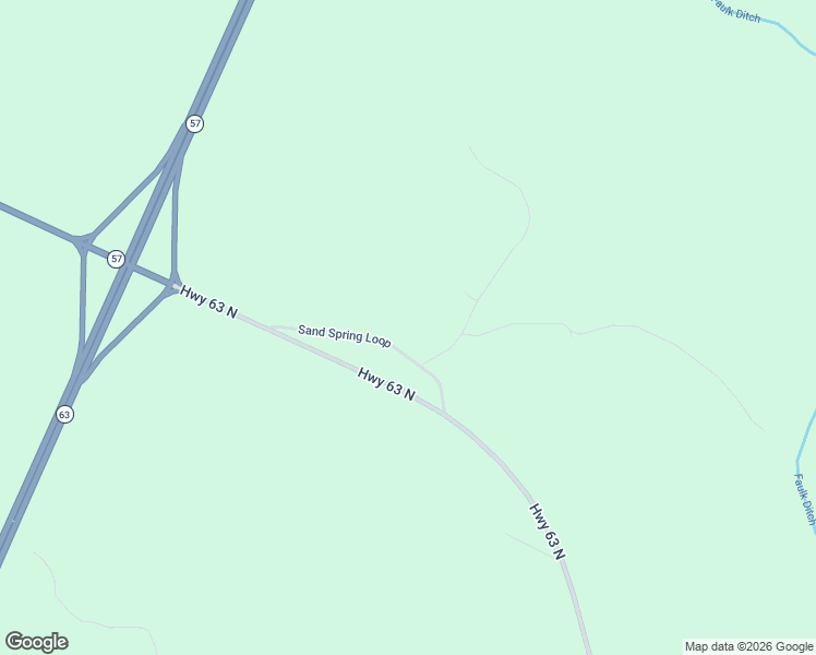 map of restaurants, bars, coffee shops, grocery stores, and more near Grimes Road in Leakesville