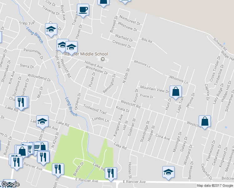 map of restaurants, bars, coffee shops, grocery stores, and more near 2402 Magnum Circle in Killeen