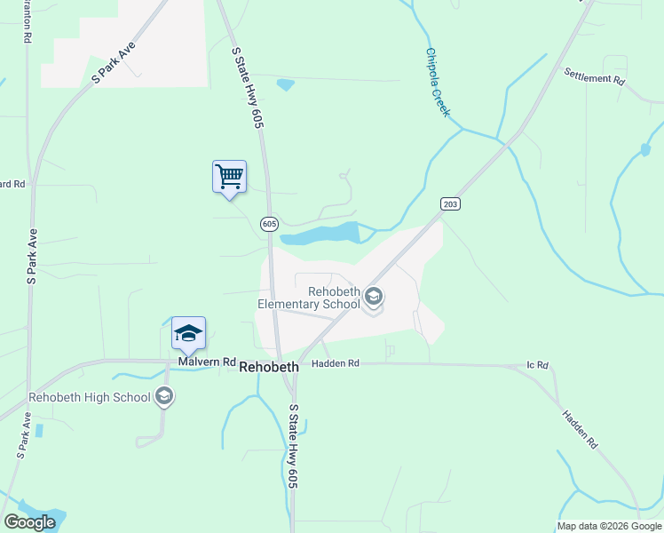 map of restaurants, bars, coffee shops, grocery stores, and more near 255 Rehobeth Way in Rehobeth