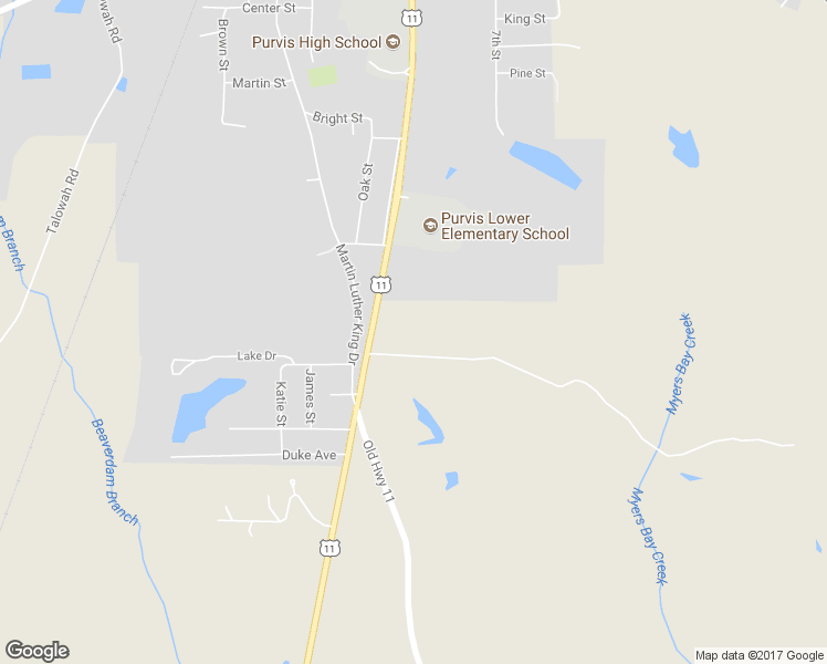 map of restaurants, bars, coffee shops, grocery stores, and more near 6024 U.S. 11 in Purvis