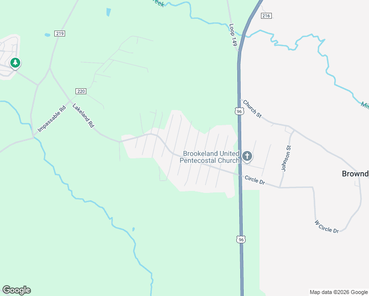 map of restaurants, bars, coffee shops, grocery stores, and more near Quida Drive in Jasper County