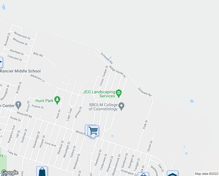 map of restaurants, bars, coffee shops, grocery stores, and more near 2408 Lazy Ridge Drive in Killeen