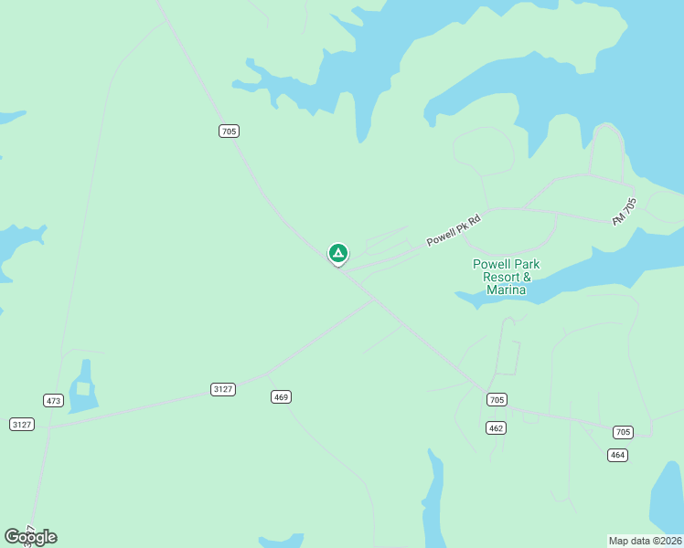 map of restaurants, bars, coffee shops, grocery stores, and more near Farm to Market Road 705 in Broaddus