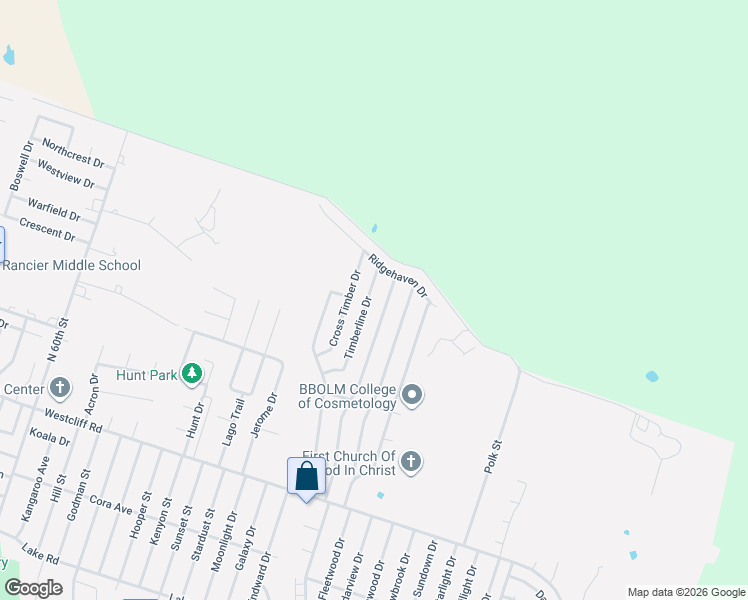map of restaurants, bars, coffee shops, grocery stores, and more near 2607 Lazy Ridge Drive in Killeen