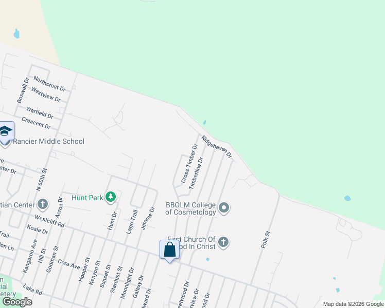 map of restaurants, bars, coffee shops, grocery stores, and more near 2509 Cross Timber Drive in Killeen