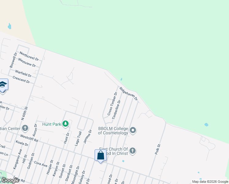 map of restaurants, bars, coffee shops, grocery stores, and more near 2705 Cross Timber Drive in Killeen