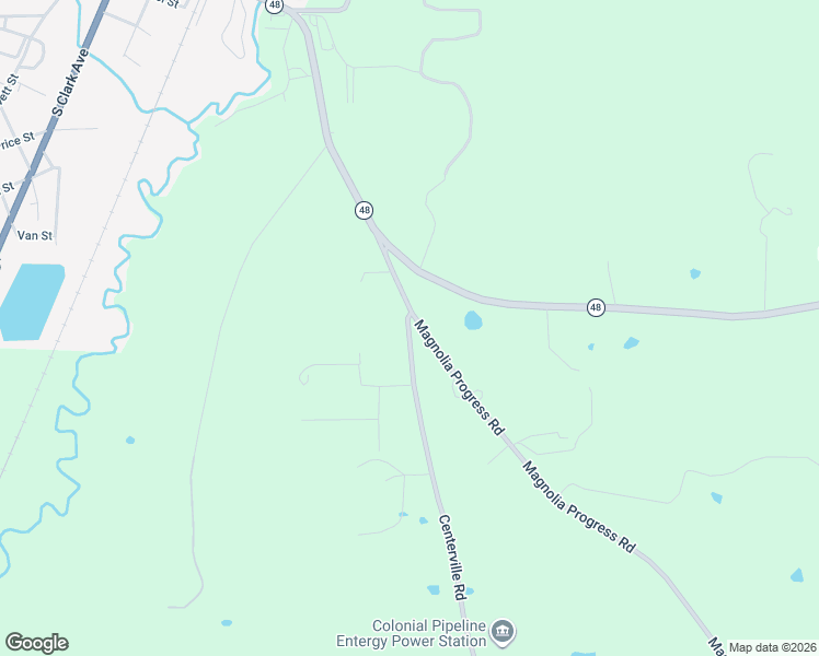 map of restaurants, bars, coffee shops, grocery stores, and more near 8104 Centerville Road in Magnolia
