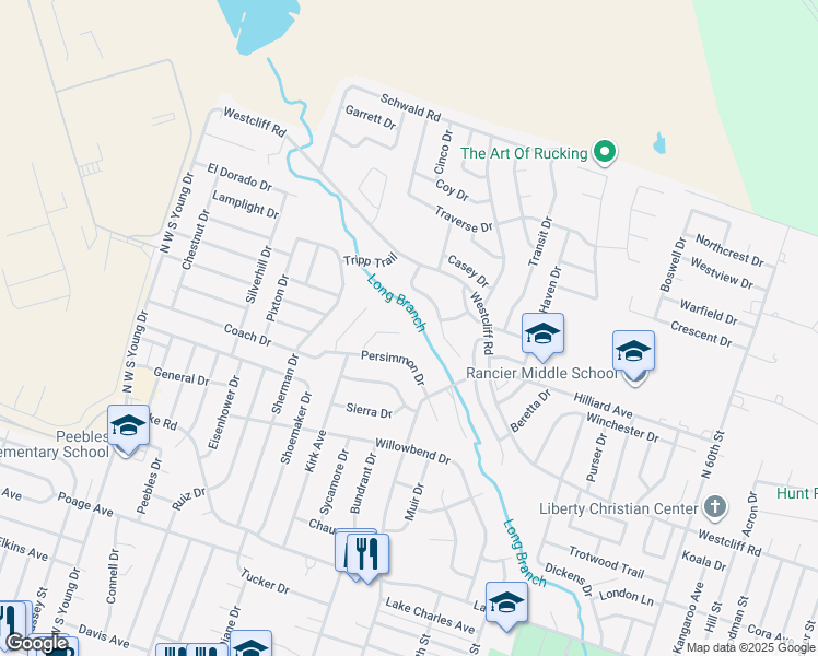 map of restaurants, bars, coffee shops, grocery stores, and more near 2407 Kirk Circle in Killeen