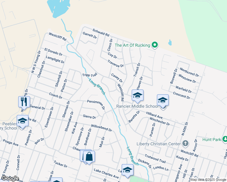 map of restaurants, bars, coffee shops, grocery stores, and more near 2611 Hidden Valley Drive in Killeen