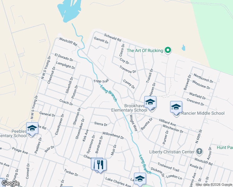 map of restaurants, bars, coffee shops, grocery stores, and more near 2407 Kirk Circle in Killeen