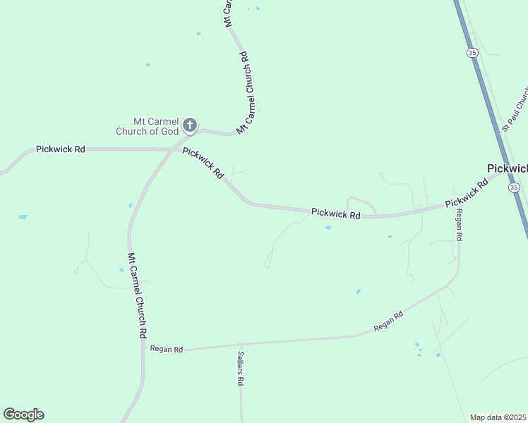 map of restaurants, bars, coffee shops, grocery stores, and more near 933-1079 Pickwick Road in Foxworth