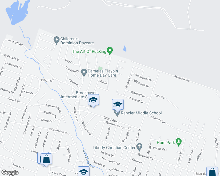 map of restaurants, bars, coffee shops, grocery stores, and more near 2808 Blackburn Drive in Killeen