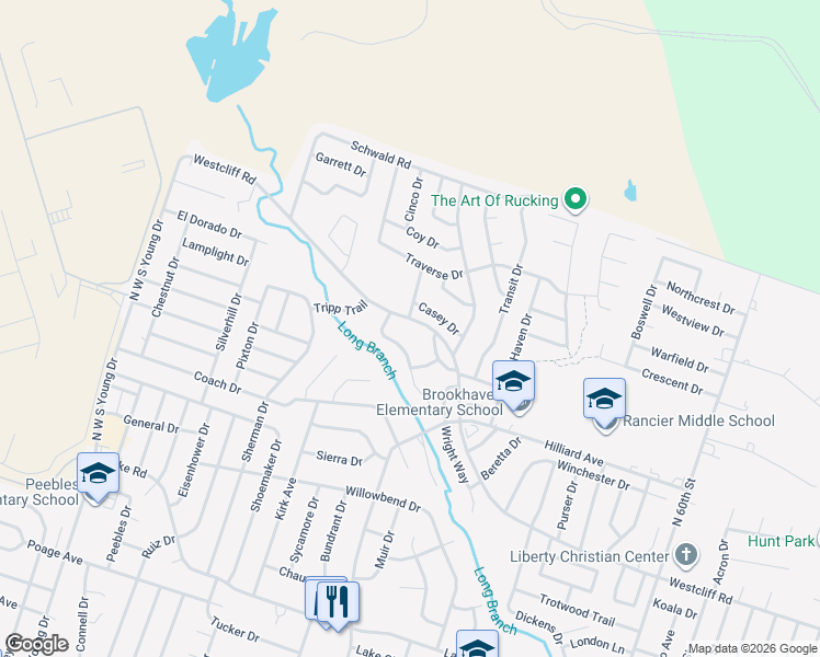 map of restaurants, bars, coffee shops, grocery stores, and more near 2704 Casey Drive in Killeen