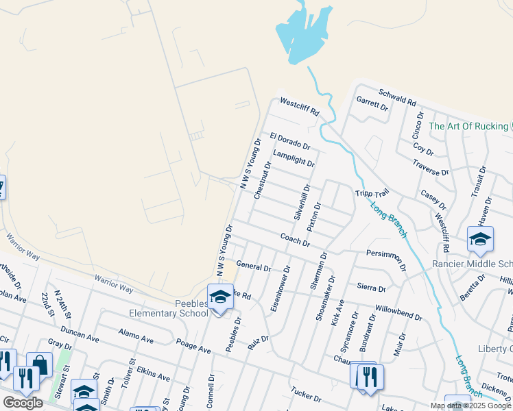 map of restaurants, bars, coffee shops, grocery stores, and more near 2101 Creekwood Drive in Killeen