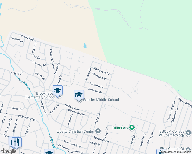 map of restaurants, bars, coffee shops, grocery stores, and more near 3504 Westview Drive in Killeen