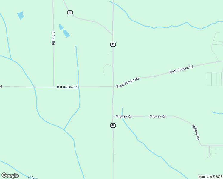map of restaurants, bars, coffee shops, grocery stores, and more near 2453 County Road 99 in Chancellor
