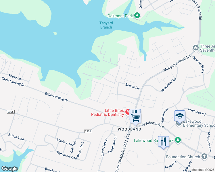 map of restaurants, bars, coffee shops, grocery stores, and more near 12302 Lago Del Norte Drive in Belton
