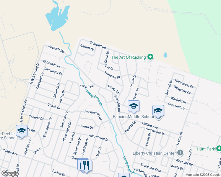 map of restaurants, bars, coffee shops, grocery stores, and more near 2704 Casey Drive in Killeen
