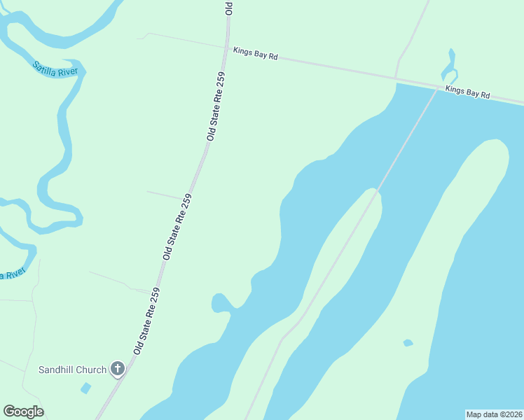 map of restaurants, bars, coffee shops, grocery stores, and more near 2027 Old Highway 259 in Brantley County