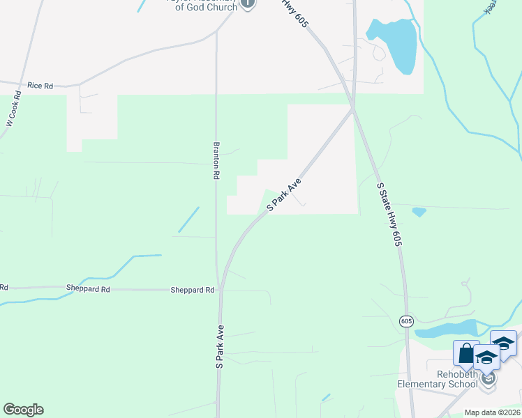 map of restaurants, bars, coffee shops, grocery stores, and more near 8336 South Park Avenue in Taylor