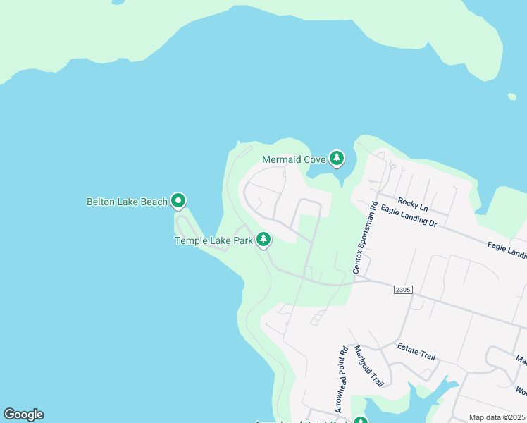 map of restaurants, bars, coffee shops, grocery stores, and more near 437 Woodland Point Road in Belton