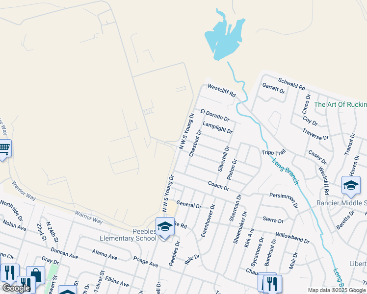 map of restaurants, bars, coffee shops, grocery stores, and more near 2005 Cimmaron Drive in Killeen