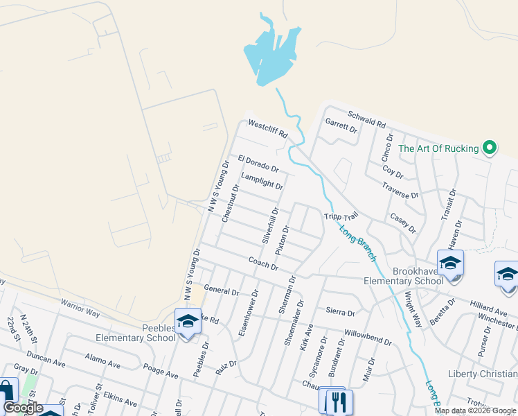 map of restaurants, bars, coffee shops, grocery stores, and more near 2114 Spicewood Drive in Killeen