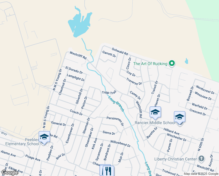 map of restaurants, bars, coffee shops, grocery stores, and more near 2414 Westcliff Road in Killeen