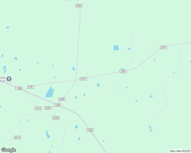 map of restaurants, bars, coffee shops, grocery stores, and more near 623 Farm to Market Road 2781 in Lovelady