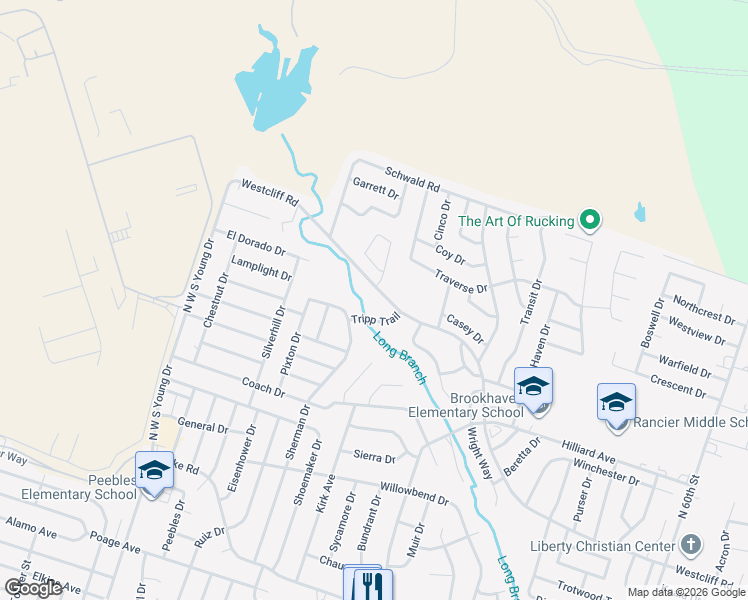 map of restaurants, bars, coffee shops, grocery stores, and more near 2414 Westcliff Road in Killeen