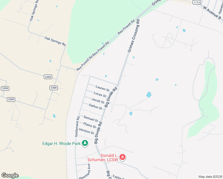 map of restaurants, bars, coffee shops, grocery stores, and more near 3402 Lauren Street in Copperas Cove