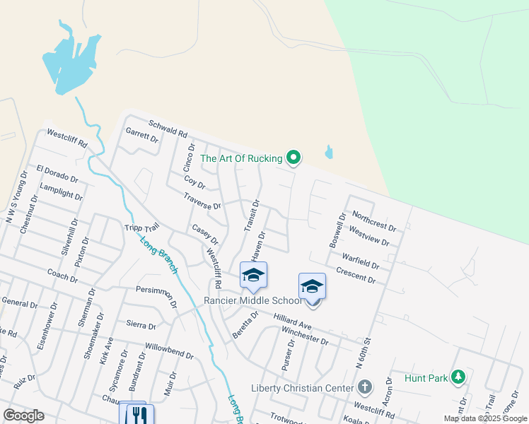 map of restaurants, bars, coffee shops, grocery stores, and more near 2711 Haven Drive in Killeen