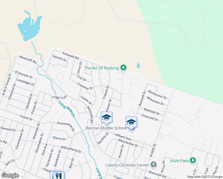map of restaurants, bars, coffee shops, grocery stores, and more near 2711 Haven Drive in Killeen