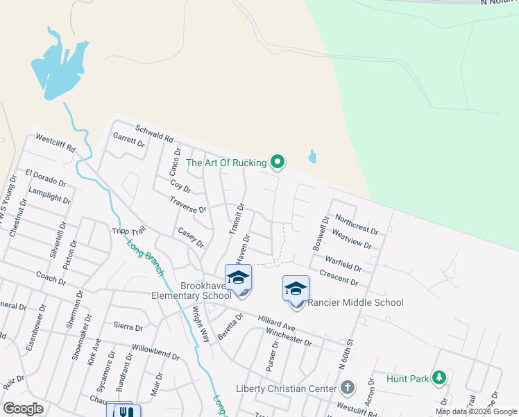 map of restaurants, bars, coffee shops, grocery stores, and more near 2711 Haven Drive in Killeen