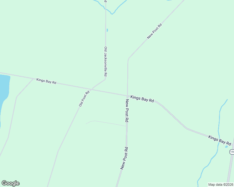 map of restaurants, bars, coffee shops, grocery stores, and more near King Bay Road in Camden County