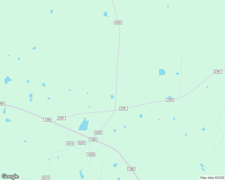 map of restaurants, bars, coffee shops, grocery stores, and more near 673 County Road 4250 in Lovelady