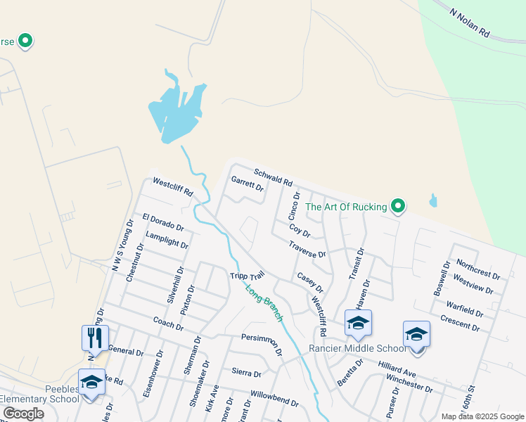 map of restaurants, bars, coffee shops, grocery stores, and more near 2303 Tracey Ann Lane in Killeen