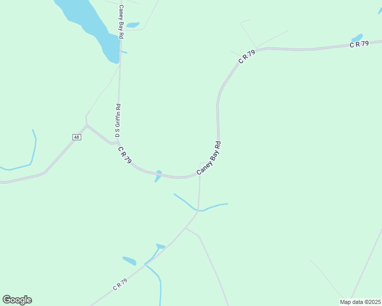 map of restaurants, bars, coffee shops, grocery stores, and more near 4637 Caney Bay Road in Nahunta