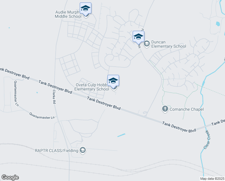 map of restaurants, bars, coffee shops, grocery stores, and more near 53210 Lost Moccasin in Fort Cavazos