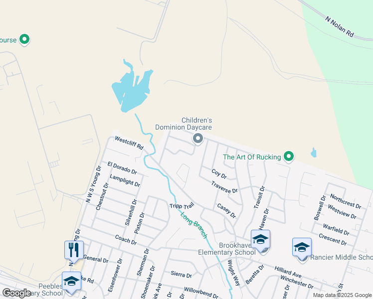 map of restaurants, bars, coffee shops, grocery stores, and more near 2303 Tracey Ann Lane in Killeen