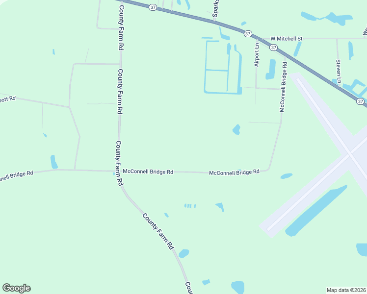 map of restaurants, bars, coffee shops, grocery stores, and more near 1102 McConnell Bridge Road in Adel
