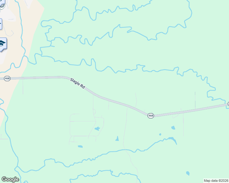 map of restaurants, bars, coffee shops, grocery stores, and more near 472-546 Slagle Road in Leesville