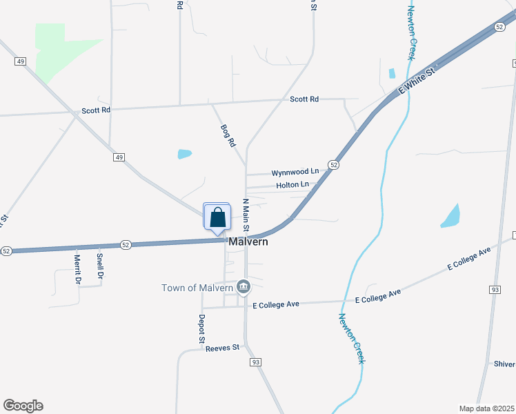 map of restaurants, bars, coffee shops, grocery stores, and more near 262 North Main Street in Slocomb