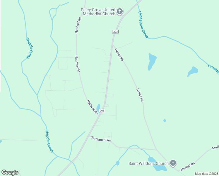 map of restaurants, bars, coffee shops, grocery stores, and more near 4321 County Road 203 in Dothan
